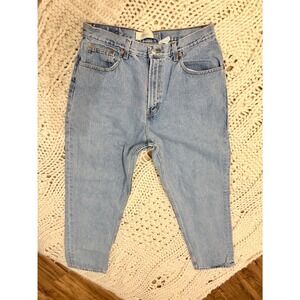 Vintage Gap Blue Jeans Classic Fit Ankle Light Wash High Rise Denim Size 14